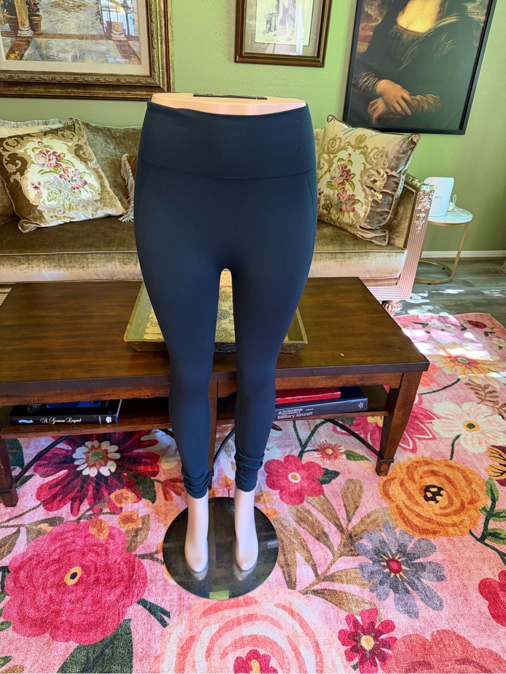 Black High-Waist Stretch Leggings
